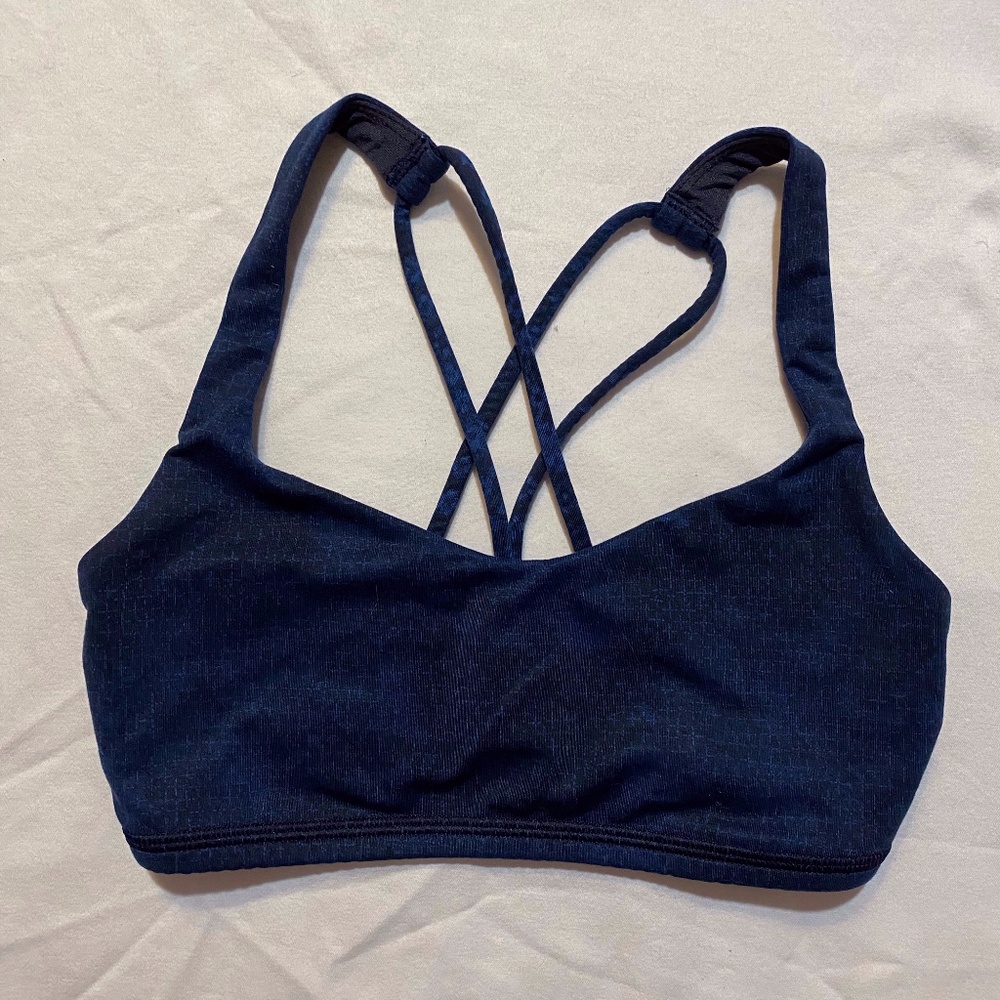 Lululemon Navy Blue Sports Bra - Size 2